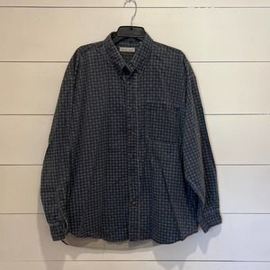 Mens 100% Cotton Bugle Boy Company Button-Down Long‎ Sleeve Shirt SZ XXL